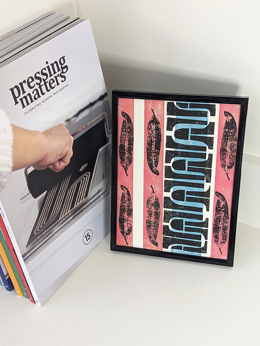 Croton Leaf 12 Framed