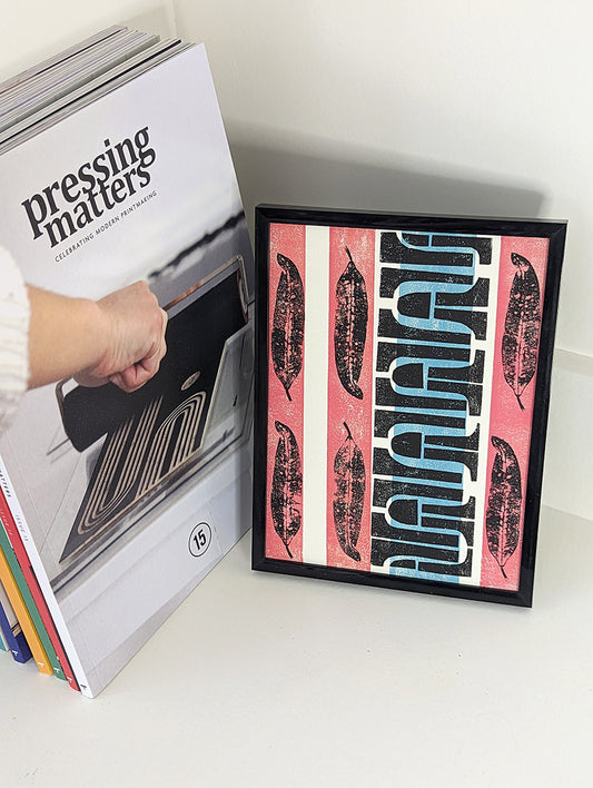 Croton Leaf 12 Framed