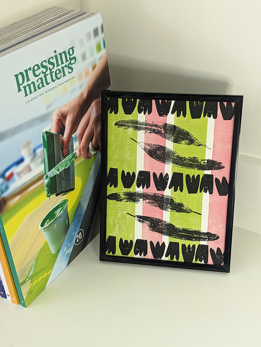 Croton Leaf 3 Framed