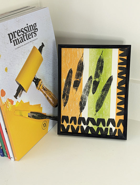 Croton Leaf 5 Framed