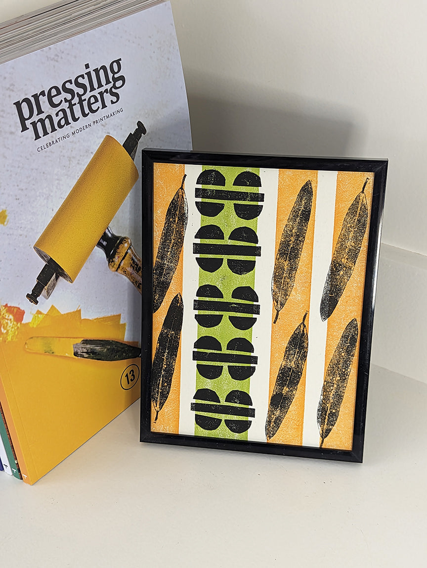 Croton Leaf 7 Framed