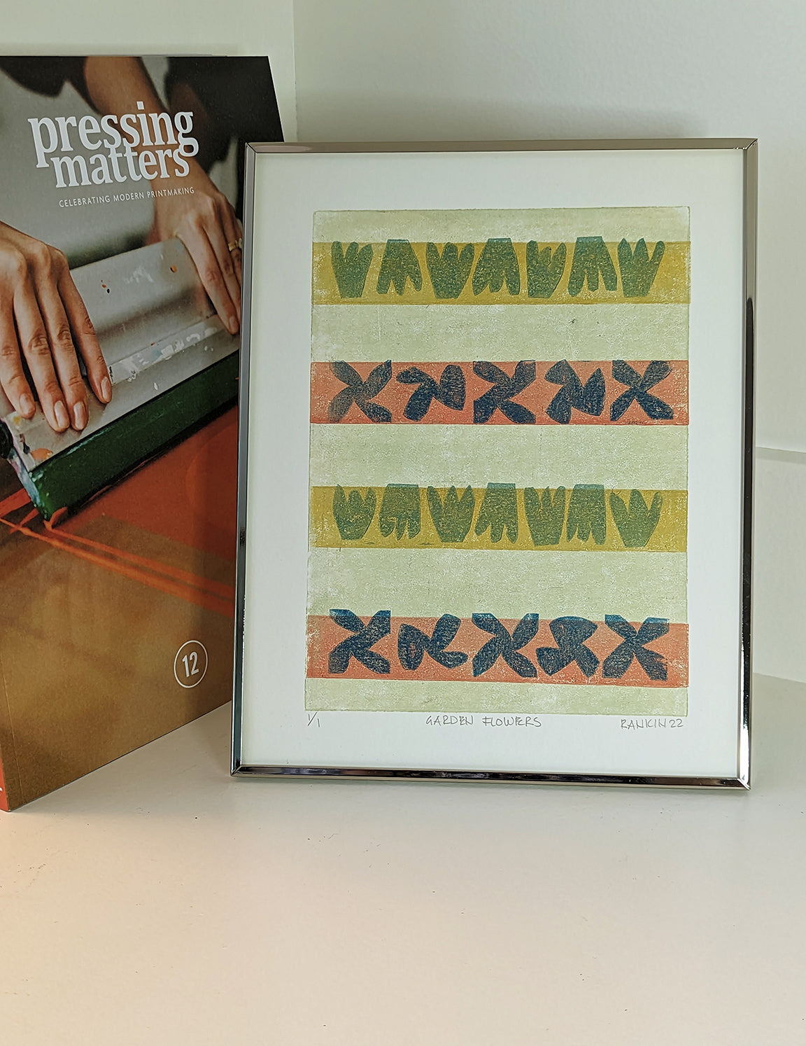 Garden Flowers Framed