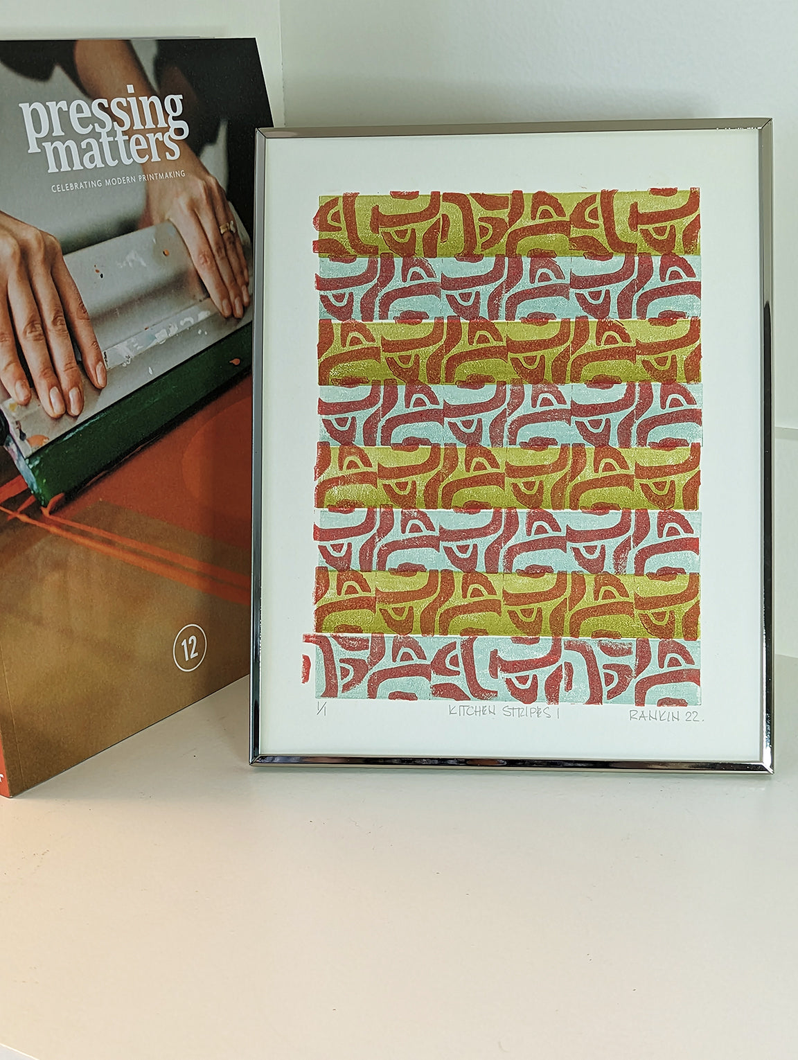 Kitchen Stripes 1 Framed