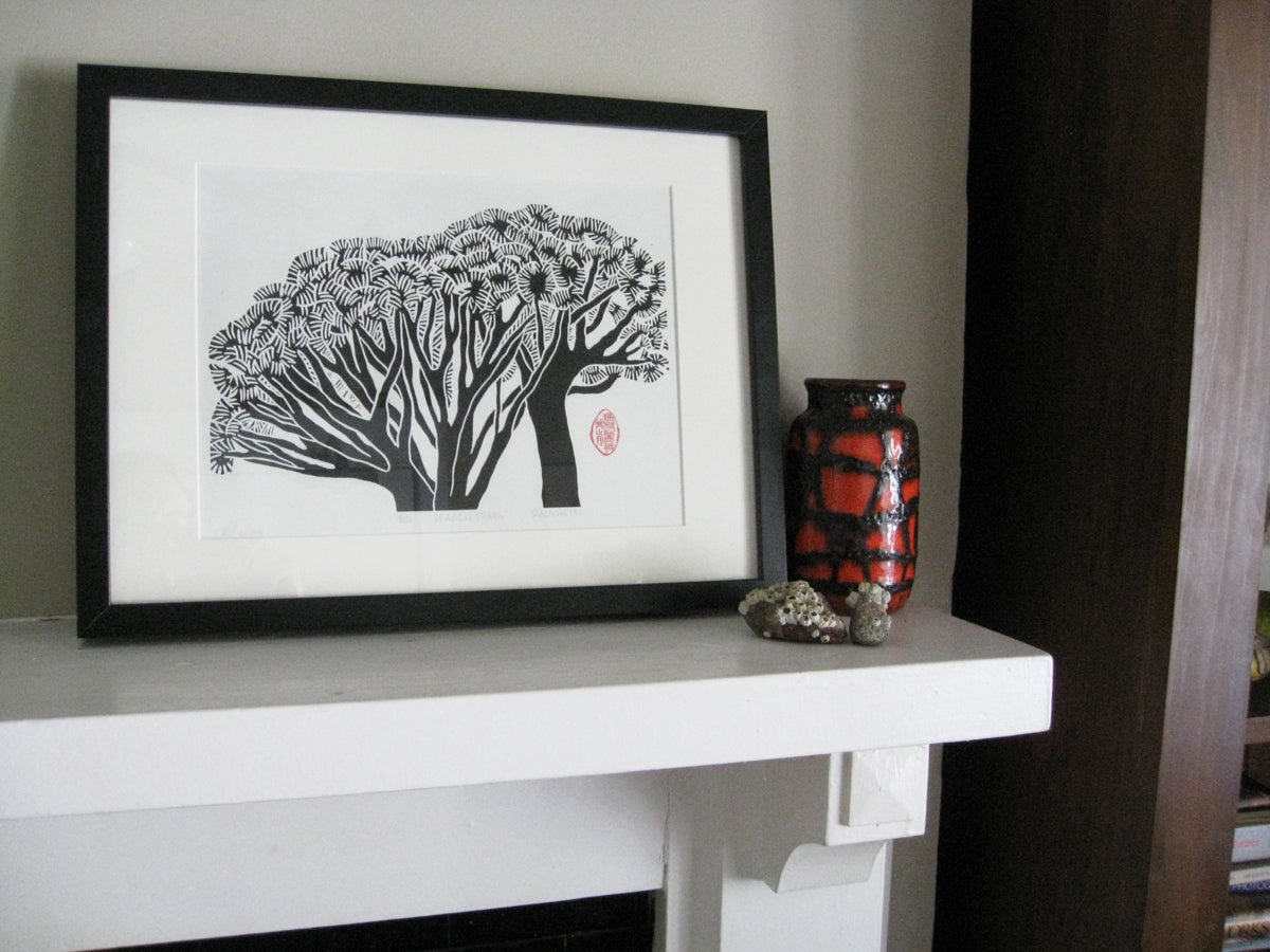 Dragon Trees Framed