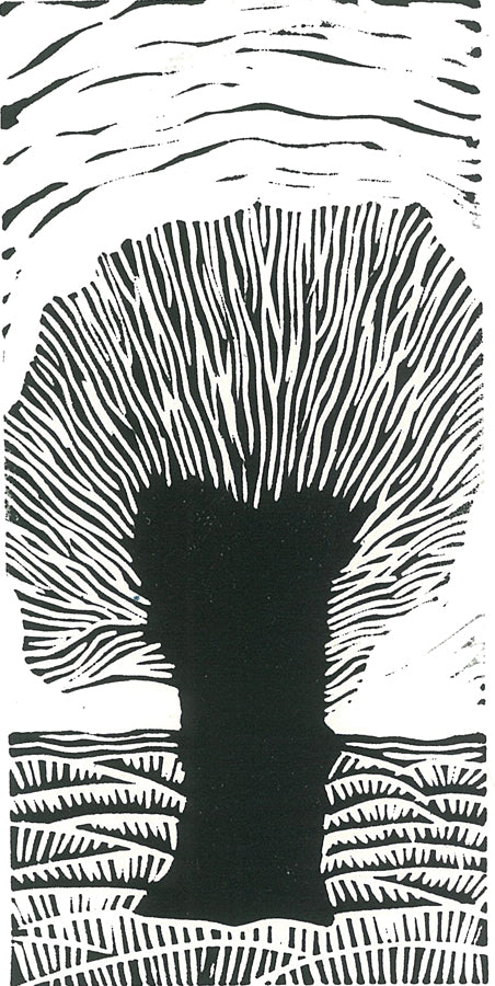 Holland Willow Linocut Print