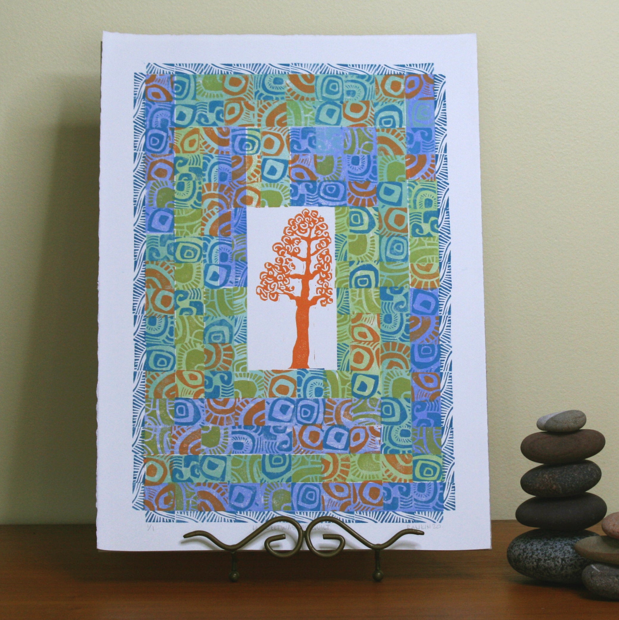 Hundertwasser Quilt Print