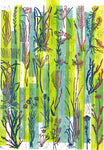 Summer Botanical 20"x26" Linocut Print