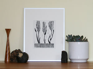 Wheat Grass Framed