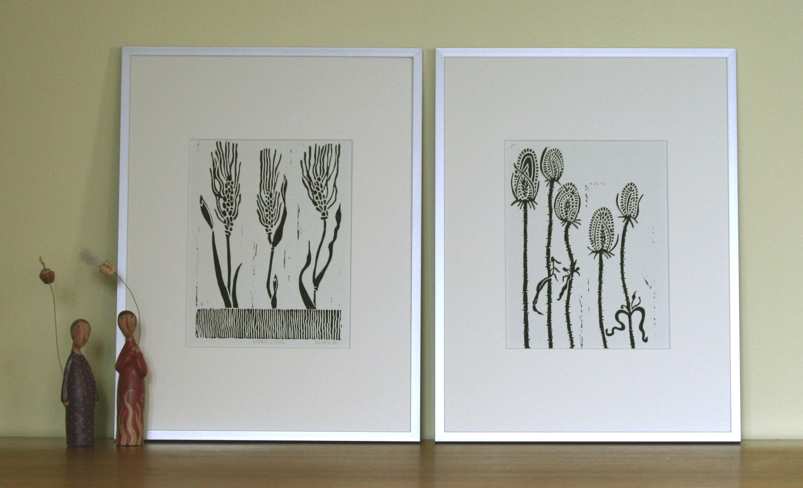 Wheat Grass Framed